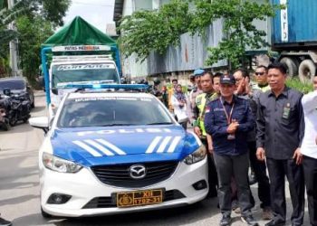 KPU Kota Samarinda Mulai Distribusikan Logistik Pemilu ke 10 Titik Kecamatan