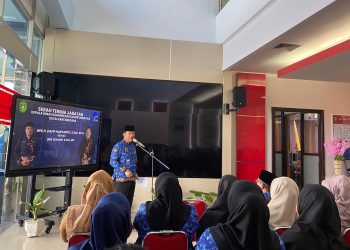 Sekda Kukar Sunggono Hadiri Sertijab Plt Kepala Diskominfo