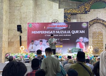 Hadiri Peringatan Nuzulul Qur’an, Ini Pesan Sekda Sunggono