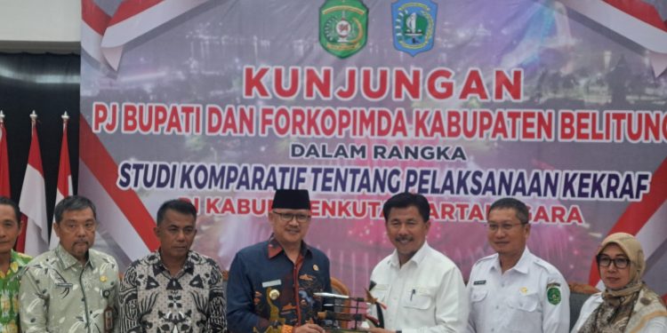 Pemkab Kukar Terima Kunjungan Pemkab Belitung, Bahas Soal Pelaksanaan Ekonomi Kreatif