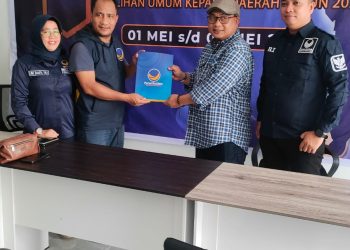 Dua Bakal Calon Gubernur dan Wakil Gubernur Kaltim Ambil Formulir Pendaftaran di Partai Nasdem