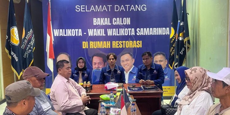 Saefuddin Zuhri Ambil Formulir Bakal Bacalon Walikota Samarinda Di DPD Nasdem