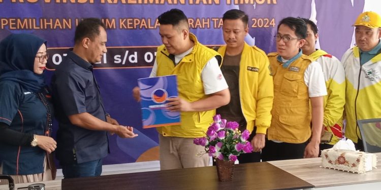 Rudy Mas’ud Ambil Formulir Di DPW Nasdem, Maju Bacalon Gubernur Kaltim