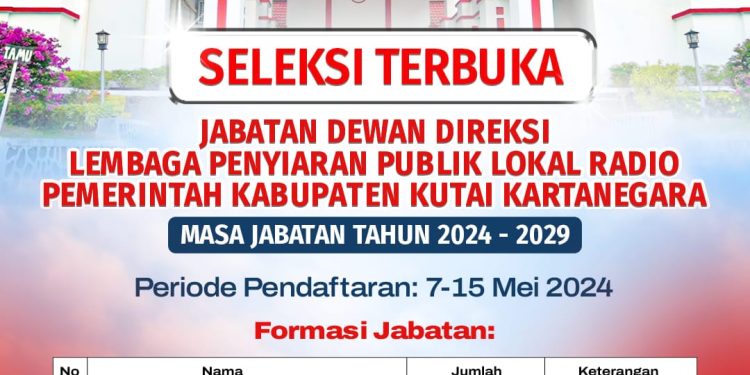 Dewas LPPL RPK Buka Seleksi Direksi