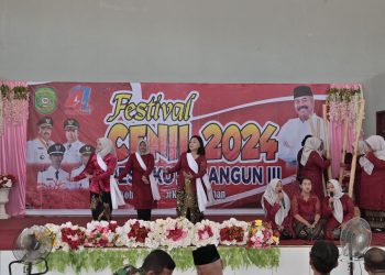 Festival Cenil Meriahkan Peringatan HUT ke-41 Desa Kota Bangun III
