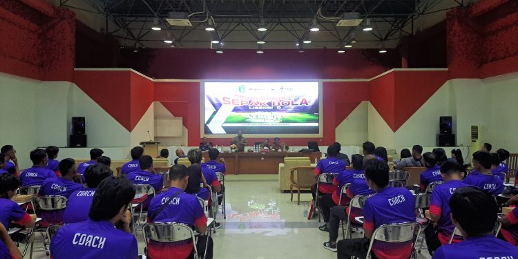 50 Pelatih Ikuti Pelatihan Pelatih Sepak Bola Berlisensi D