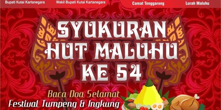 Festival Tumpeng Akan Meriahkan Perayaan HUT Kelurahan Maluhu ke-54