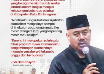 Mengaji Akan jadi Salah Satu Syarat Seleksi Jabatan di Pemkab Kukar