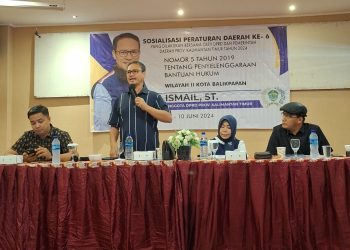 Ismail Gelar Sosialisasi Perda No 5 Tahun 2019 di Balikpapan
