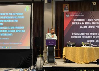 KPU Kaltim Adakan Sosialisasi untuk Penyusunan Visi dan Misi Calon Kepala Daerah Sesuai RPJPD