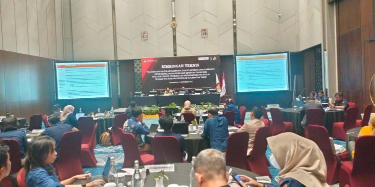 KPU Kaltim Gelar Bimbingan Teknis Kampanye dan Penggunaan Dana Kampanye