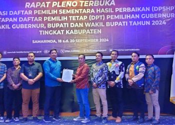 KPU Kukar Resmi Tetapkan Daftar Pemilih Tetap untuk Pilkada 2024