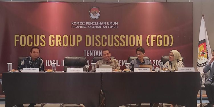 KPU Kaltim Gelar FGD untuk Evaluasi Tahapan Pilkada 2024