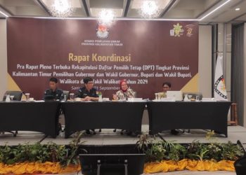 Rapat Koordinasi KPU Kaltim: Persiapan Penetapan DPT untuk Pilkada 2024
