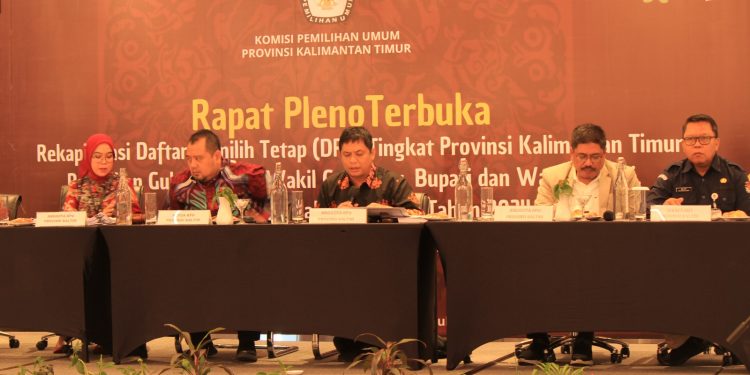 KPU Kaltim Tetapkan DPT Pilkada 2024 Sebanyak 2.821.202 Pemilih