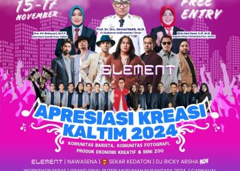Apresiasi Kreasi Kaltim 2024: Hadirkan Festival Seni, Budaya, dan Penghargaan Bagi Pelaku Ekonomi Kreatif