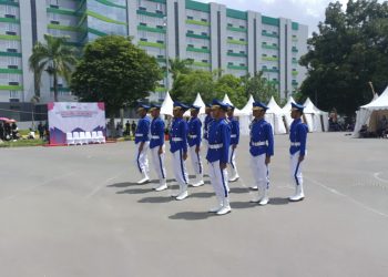 Dispora Kaltim Adakan Lomba Baris-Berbaris Sambut Hari Sumpah Pemuda