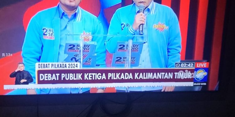 Debat Ketiga, Rudy: Budaya dan Sumber Daya Alam Kaltim Kunci Mencapai Generasi Emas
