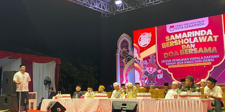 KPU Samarinda Gelar Sholawat untuk Ciptakan Pilkada Damai