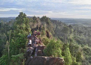 Eksplorasi Alam di Bukit Batu Dinding Tenggarong Kaltim