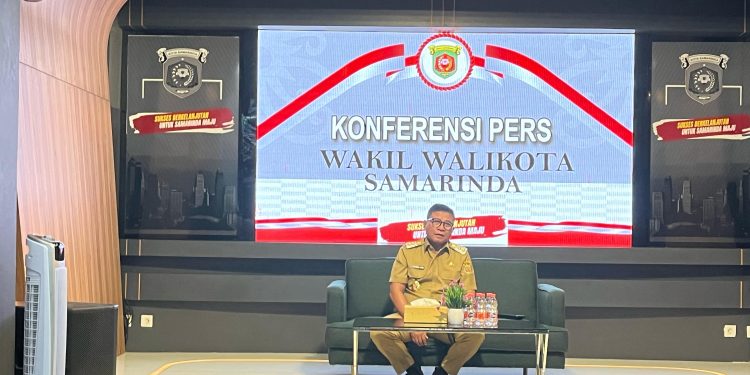 Gelar Konferensi Pers, Wakil Wali Kota Samarinda Perkuat Komitmen terhadap Program Prioritas