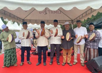 Sambut Ramadhan, Bupati Kukar Buka Sentra Kuliner di Kawasan Masjid Agung
