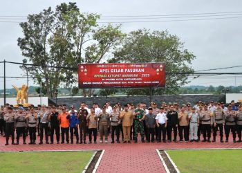Bupati Kukar Pimpin Apel Operasi Ketupat Mahakam 2025