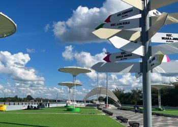 Taman Tanjong Resmi Dibuka, Bupati Edi Ajak Warga Jaga Kebersihan dan Ketertiban