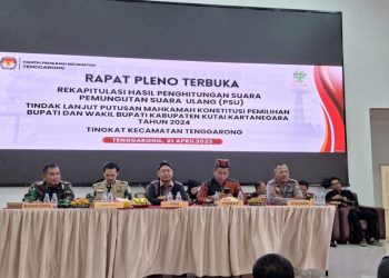 Rekapitulasi Hasil PSU Pilkada Kukar Dimulai, PPK Tenggarong Pastikan Proses Transparan