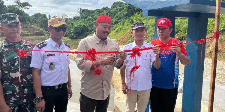 Embung Maluhu Resmi Beroperasi, Dukung Ketahanan Air untuk Pertanian