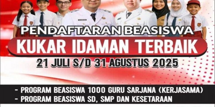 Beasiswa Kukar Idaman Terbaik 2025 Dibuka, Sasar Pelajar dan Mahasiswa, Termasuk Jalur Nonformal