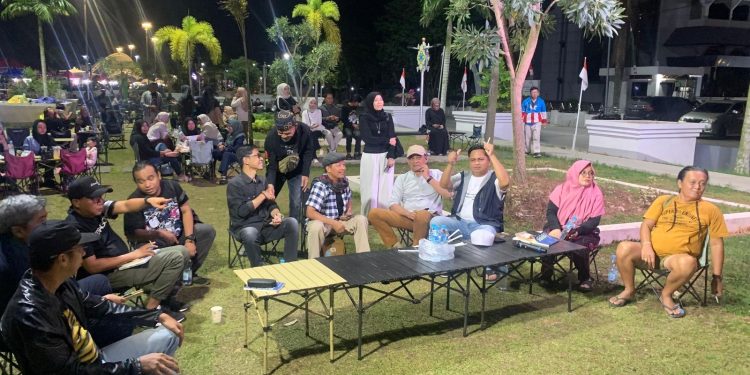 Titik Nol Tenggarong Disulap Jadi Panggung Sastra Terbuka oleh Disdikbud Kukar