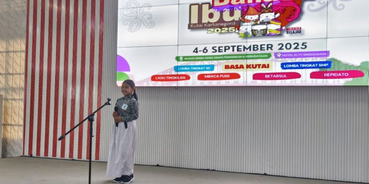 280 Pelajar Turut Ikuti Lomba Festival Tunas Bahasa Ibu 2025 Disdik Kukar