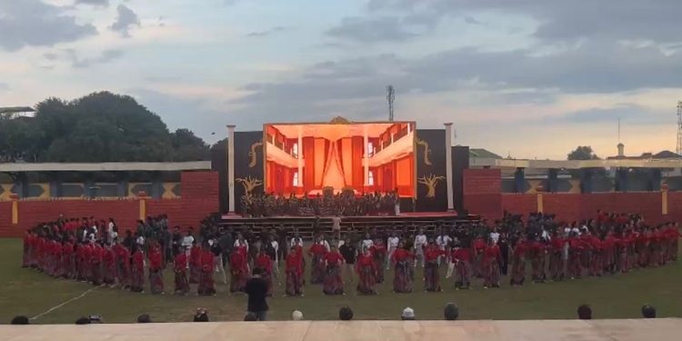 Disdikbud Kukar Lakukan Gladi Bersih Persiapan Pembukaan Erau 2025