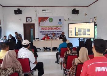 Desa Jonggon Tetapkan RKPDES 2026 Lewat Musrenbangdes 2026 (dok.publiknews)