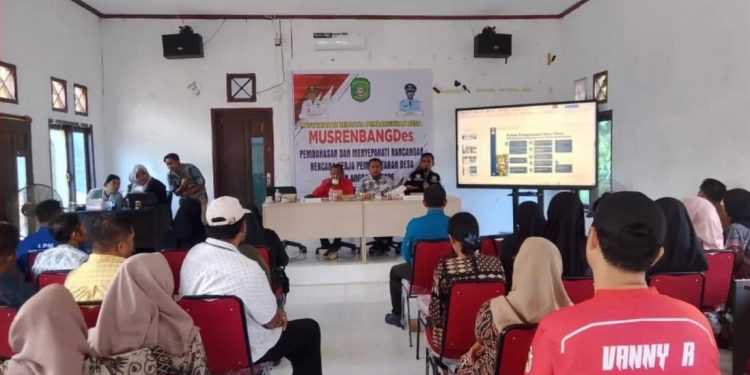 Desa Jonggon Tetapkan RKPDES 2026 Lewat Musrenbangdes 2026 (dok.publiknews)