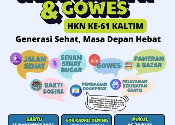 Kampanye Sehat Terbesar HKN 2025, Dinkes Kaltim Siapkan Ribuan Hadiah dan Layanan Gratis